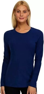 Felina Womens Cozy Knit Long Sleeve Shirt Top , M-image