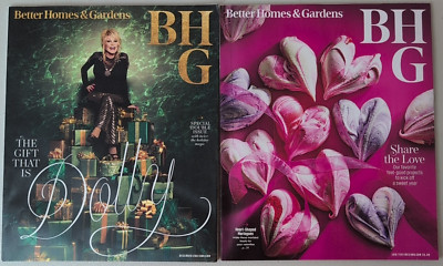 Better Homes & Gardens Magazine Lot 2 back Issues 2022-3 Dec Jan Dolly Parton -image