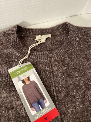 Women’s LEGENDARY Outfitters Brown Soft & Cozy Long Sleeve Sweater Size M NWT-image