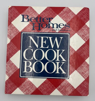 Vintage Better Homes & Gardens: New Cook Book Hard Cover 1989-image