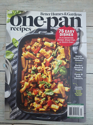 Better Homes & Gardens One-Pan Recipes February 2025 Magazine Simple Dinner-image