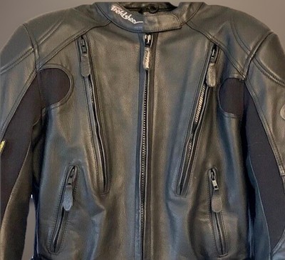 Fieldsheer Genuine Leather Motorcycle Riding Jacket Womens Medium Quality Heavy-image