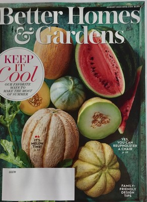 Better Homes & Gardens Magazine August 2020 Keep It Cool -image