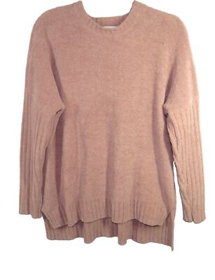 Cynthia Rowley Blush Soft Cozy Chenille Sweater Size Large-image