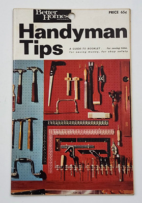 Better Homes and Gardens Handyman Tips Guide-to Booklet Vintage 1972-image