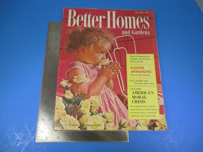 Better Homes and Gardens Magazine June 1957 America's Moral Crisis Sex L1011-image