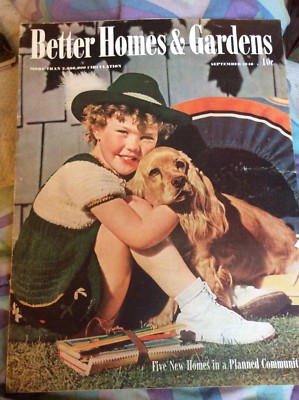Better Homes and Gardens September 1940 Vintage Magazine - Free Shipping-image