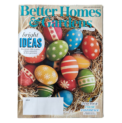 Better Homes & Gardens Magazine April 2022 Bright Ideas-image