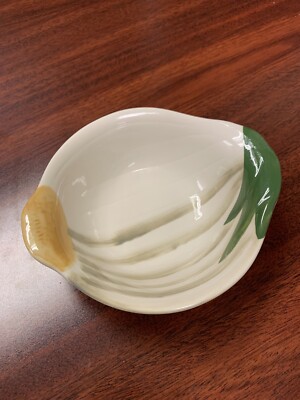 Pier 1 Onion Bowl Small Farmhouse Style Ceramic Condiments-image