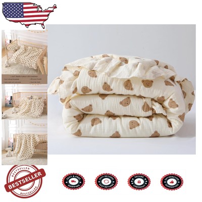 Cozy Cotton Muslin Crib Comforter - 41