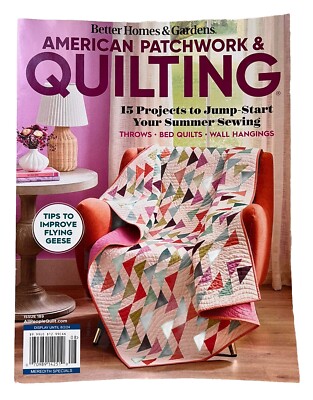 Better Homes Gardens American Patchwork Quilting Magazine Issue 189 2024-image