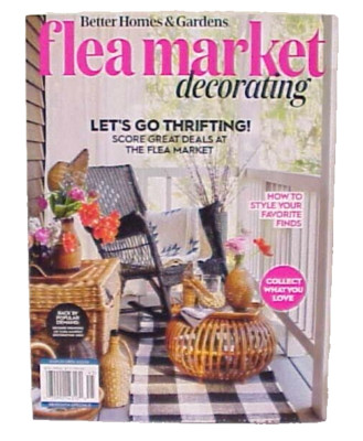BETTER HOMES & GARDENS FLEA MARKET DECORATING 2024 MAGAZINE ISSUE GO THRIFTING!-image
