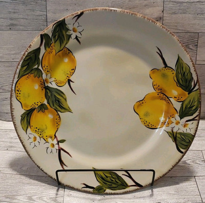 Pier One Imports Avalon Lemon Dinner Plate 11