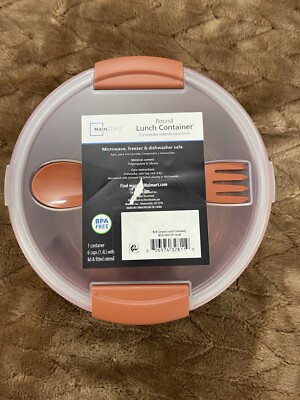 Mainstays Food Storage Container, Round, Copper Color, 47oz (6-Cups)-image