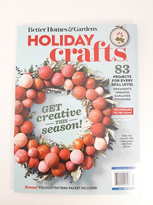 Better Homes & Gardens Holiday Crafts 83 Creative Projects 2021 Magazine -image