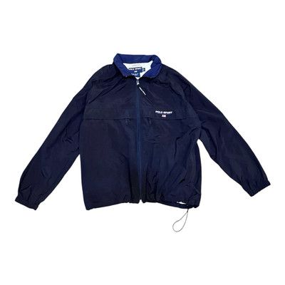Vintage Polo Sport Ralph Lauren Windbreaker Jacket Navy Pullover Mens Sz. L Y2K-image