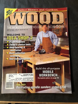 BETTER HOMES & GARDENS WOOD MAGAZINE WOODWORKERS #72 September 1994 Workbench-image
