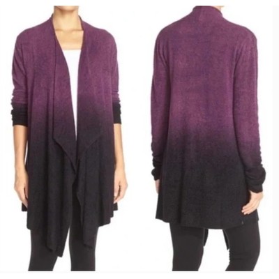 BAREFOOT DREAMS CozyChic Lite Ombre Calypso Wrap Cardigan Super Soft Small/ Med-image
