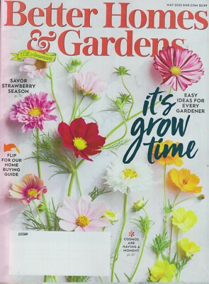 Better Homes & Gardens May 2022 It's Grow Time - Easy Ideas for Ever Gardener  (-image