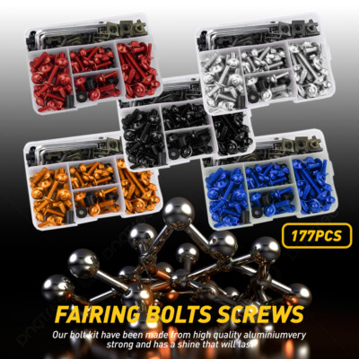 For Suzuki GSX1300R SV650 GSXR600 GSXR750 Complete Fairing Screws Bolt Kit-image