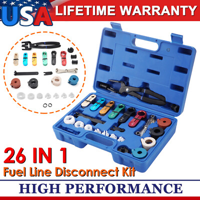 Fuel Line Disconnect Tool Set, 26 in 1 Master Quick Disconnect Tool Repair Kit-image