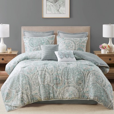 Cozy Comforter Set-Modern Classic Design All Season Down Alternative Bedding,...-image