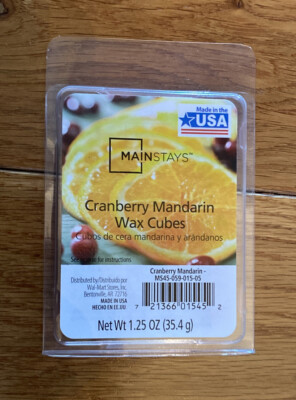 Mainstay Cranberry Mandarin Scented Fragrance Wax Melt Cubes-image