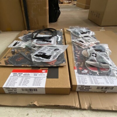 Cummins Complete Upper+Lower Full Gasket Set For Dodge 5.9L 12 Valve 6B 6BT 6BTA-image