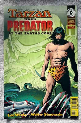 Tarzan Versus Predator At The Earth’s Core. Edgar Rice Burroughs.-image