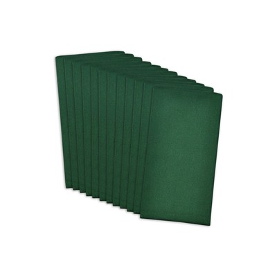 Design Imports Buffet 12-Pc. Napkins - DARK GREEN ONE SIZE-image