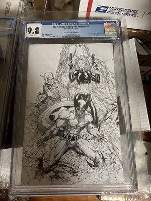 Wolverine Madripoor Knights 1 Turner Aspen Comics Sketch Variant CGC 9.8-image