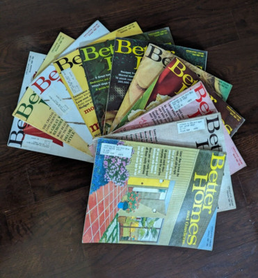 Lot 12 BETTER HOMES & GARDENS 1968 magazine Complete Year CHRISTMAS-Recipes-ADS-image