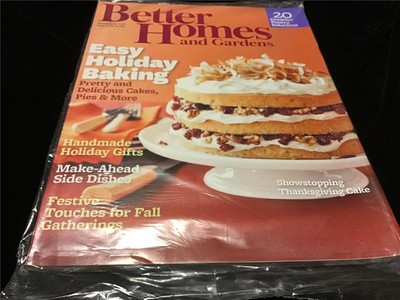 Better Homes and Gardens Magazine November 2011 Easy Holiday Baking-image