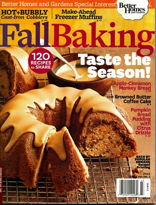 Better Homes & Gardens Fall Baking Magazine 2014 Taste the Season-image