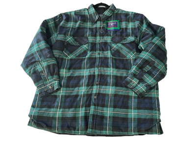 NWT Vintage Coleman Plaid Flannel Shirt Jacket Quilted Lining XL New With Tags-image