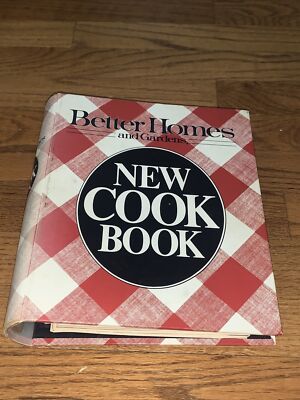 Better Homes And Garden COOK BOOK Spiral Hard Back Recipes Red Plaid 9th Ed ❤️tb-image