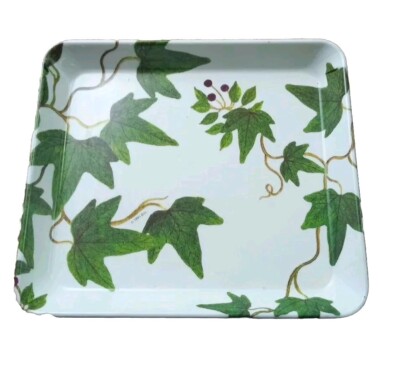 Design Imports Ltd leaf leaves small trinket key change plastic tray-image