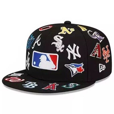 Men's MLB   2024 All Over Team Logos 59FIFTY Fitted Hat-image