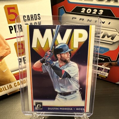 2019 Donruss Optic MVP Insert Dustin Perdoia Red Sox MVP15-image
