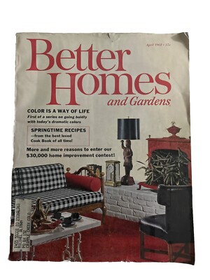 April 1962 Better Homes & Gardens Magazine | Vintage Cover & Ads | Great Conditi-image