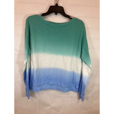 Chic Knit Elegance: Small Blue Women's Sweater - Cozy Comfort & Timeless Style-image