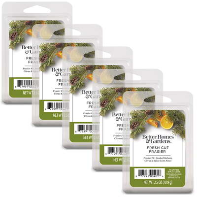 Fresh Cut Frasier Scented Wax Melts, Better Homes & Gardens, 2.5 oz (5-Pack)-image