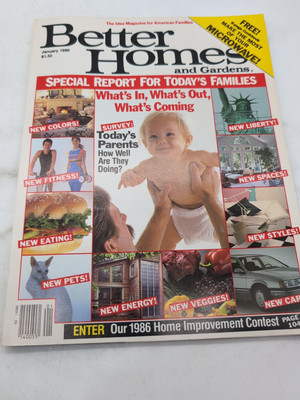 Better Homes And Gardens Magazine January 1986-image