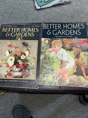 Lot Of 2 Better Homes & Garden Mags 9 28 & 34-image