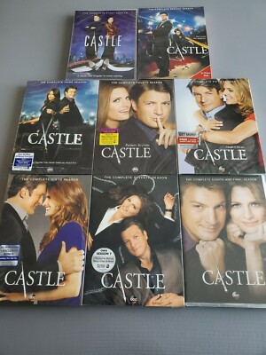 Castle Seasons 1-8 DVD Complete Series Brand New Sealed Region 1 USA-image