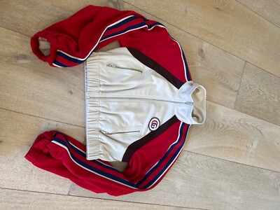 Authentic Vintage Gucci Jacket Women/Men Small Red Blue Beige New/Never Worn-image