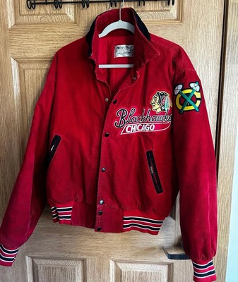 Vintage Corduroy Blackhawks Jacket-image