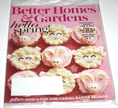 Better Homes and Gardens Magazine Hello Spring Easter April 2018 New Sealed-image