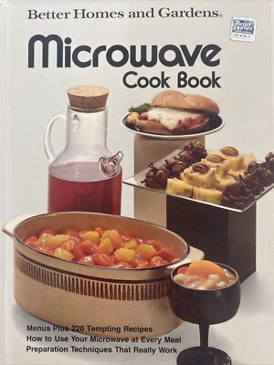 Better Homes & Gardens Microwave Cookbook 1983 Edition Hardcover-image
