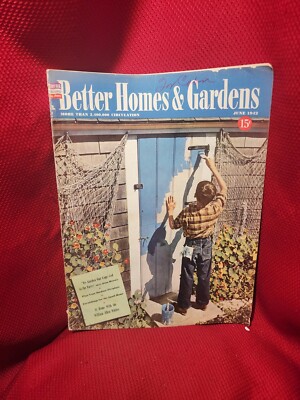 BETTER HOMES & GARDENS MAGAZINE JUNE 1942 Vintage world war 2 ads recipes USA-image
